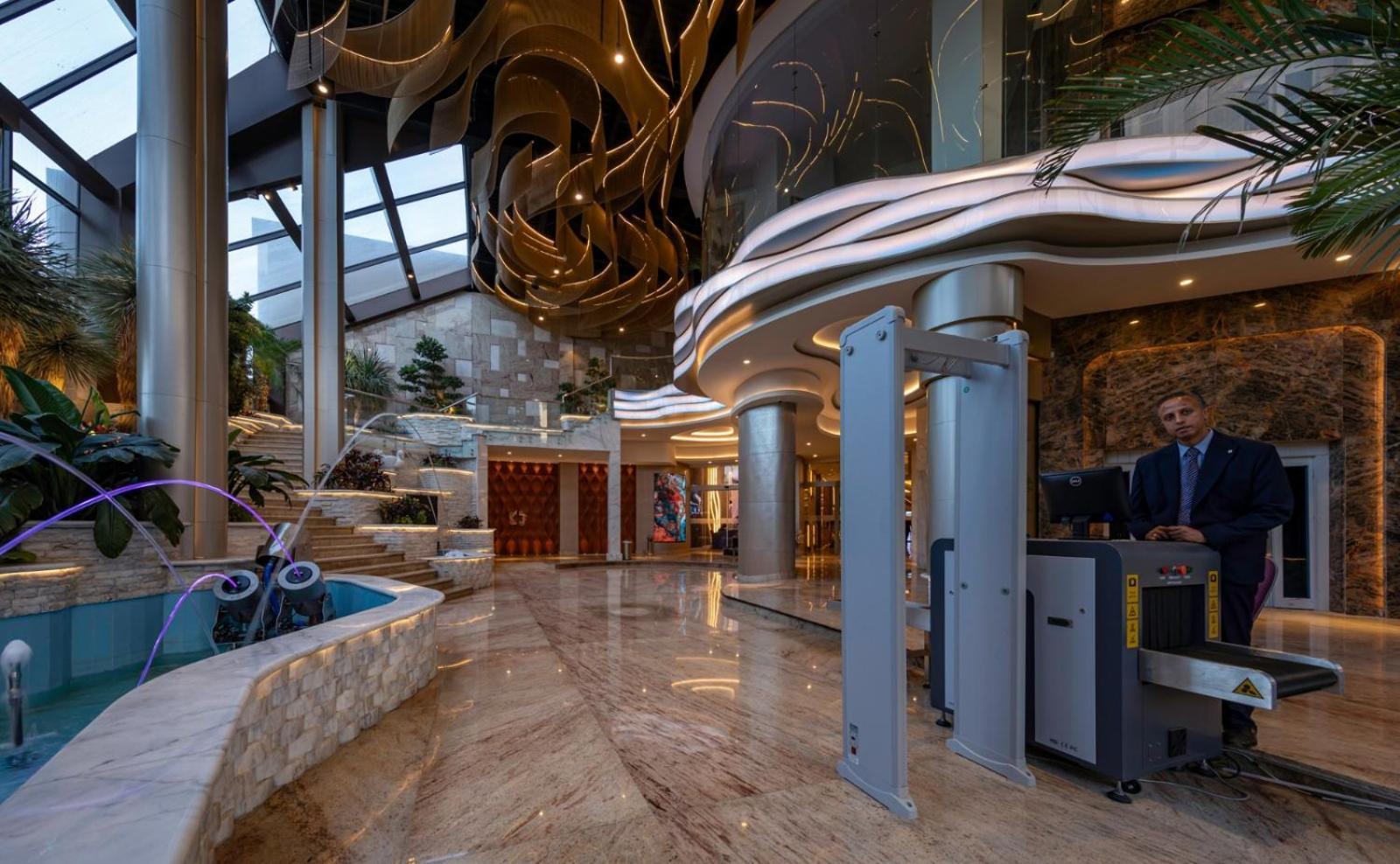 Mirage Hotel & Conference Center อเล็กซานเดรีย ภายนอก รูปภาพ Lobby